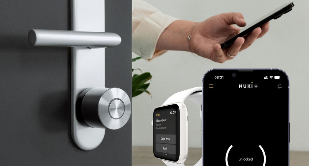 Ouvrez votre serrure Nuki via votre téléphone ou votre montre